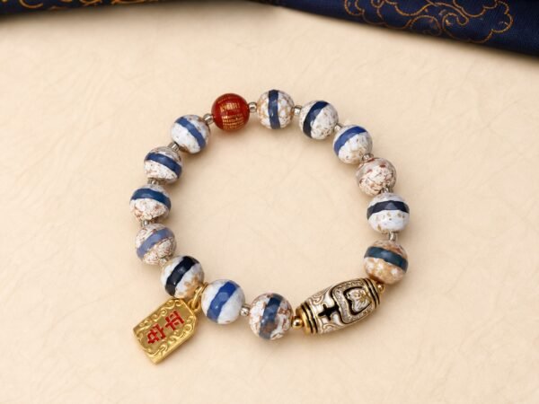Himalayan Dzi Joy & Protection Bracelet