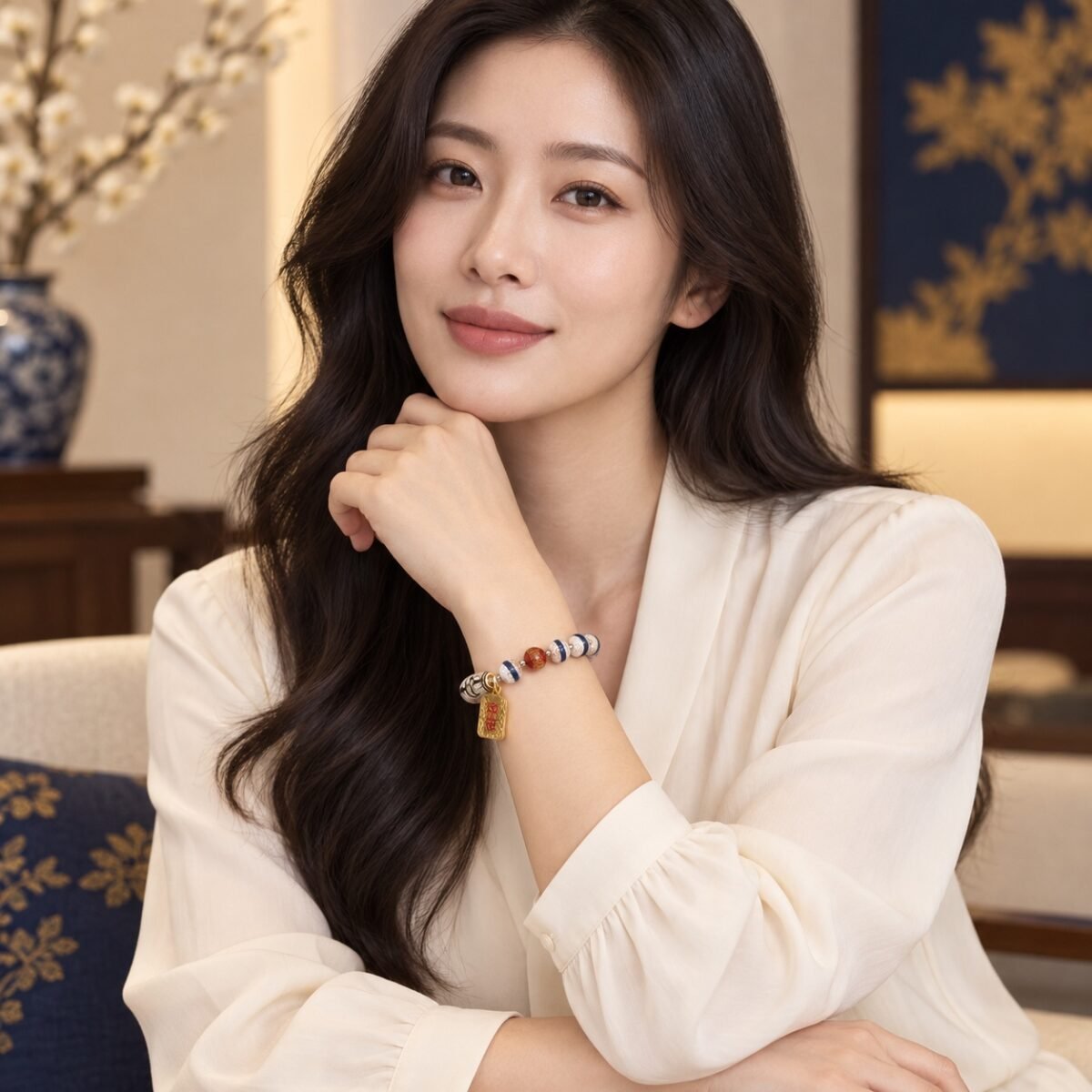 Himalayan Dzi Joy & Protection Bracelet