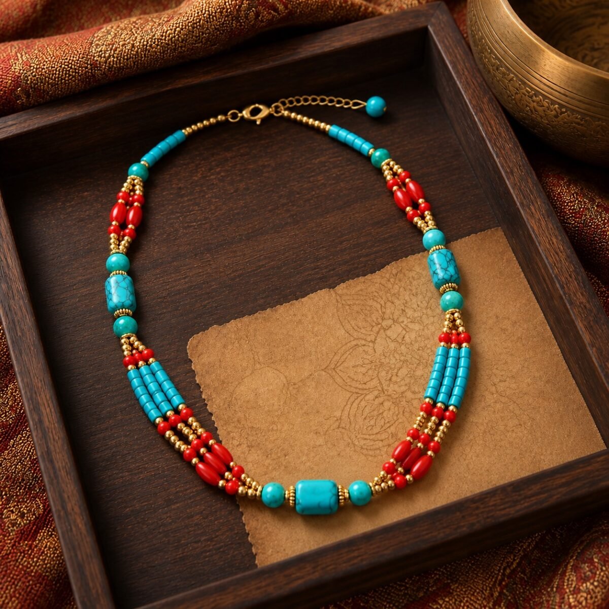 Himalayan Handwoven Natural Stone Choker