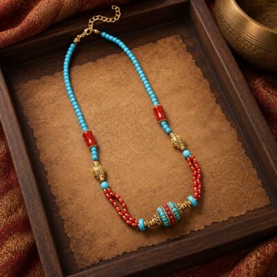 Himalayan Handwoven Natural Stone Choker