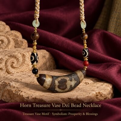 Smoky Umber Statement Bead Necklace