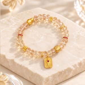 Lemon Citrine Wealth Balance Bracelet - 13–15 cm