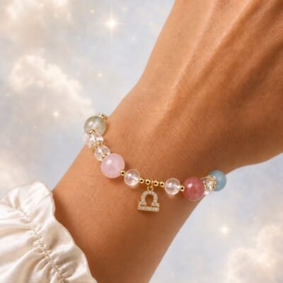 Libra Harmony Glow Zodiac Crystal Bracelet