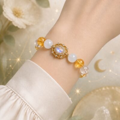 Zodiac Crystal Talisman Bracelet — Choose Your Sign