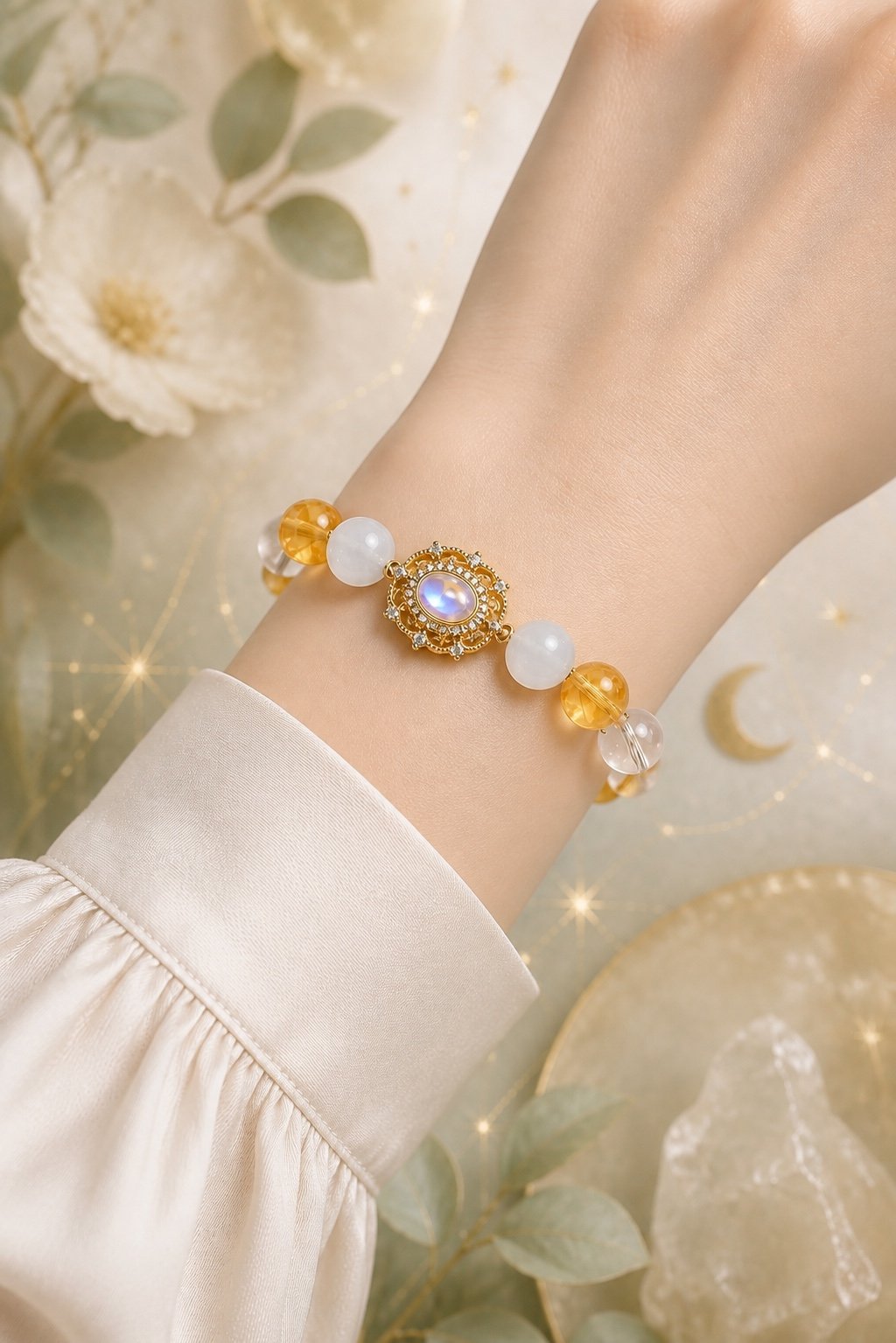 Zodiac Crystal Talisman Bracelet — Choose Your Sign
