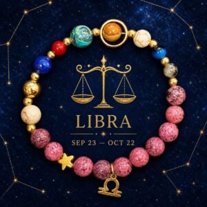 Rose Zodiac Totem Bracelet - Libra