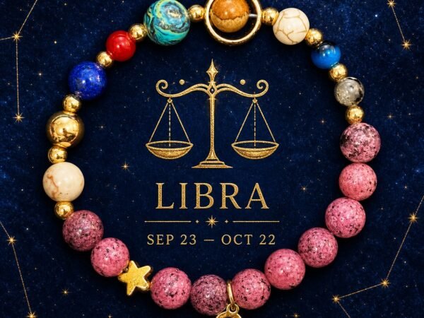 Libra Rose Zodiac Totem Bracelet