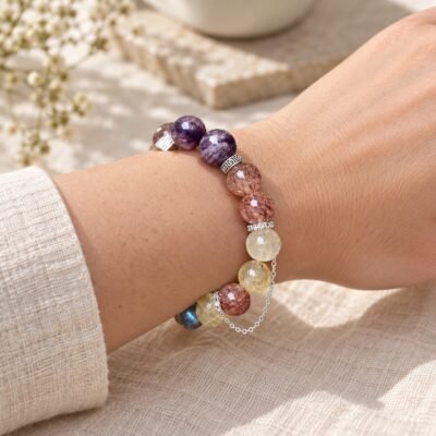 Moonlit Guardian Crystal Bracelet
