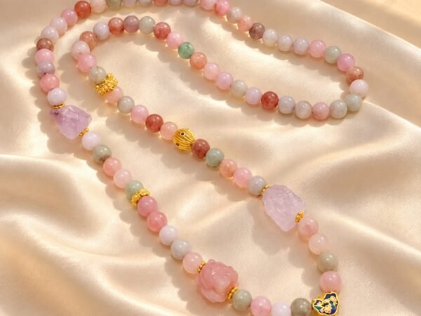 Pastel Harmony Jade Charm Chain