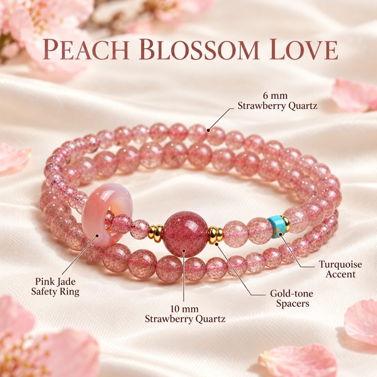 peach-blossom-love-charm-wrap-bracelet-necklace-06mm-materials-guide-v2 Strawberry Quartz Peach Blossom Love Bracelet
