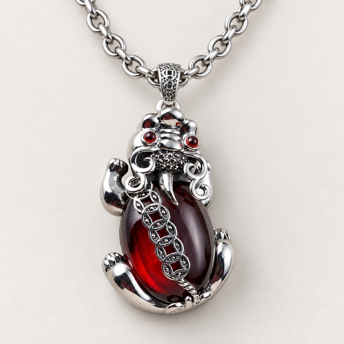 Pixiu Wealth Guardian Feng Shui Necklace
