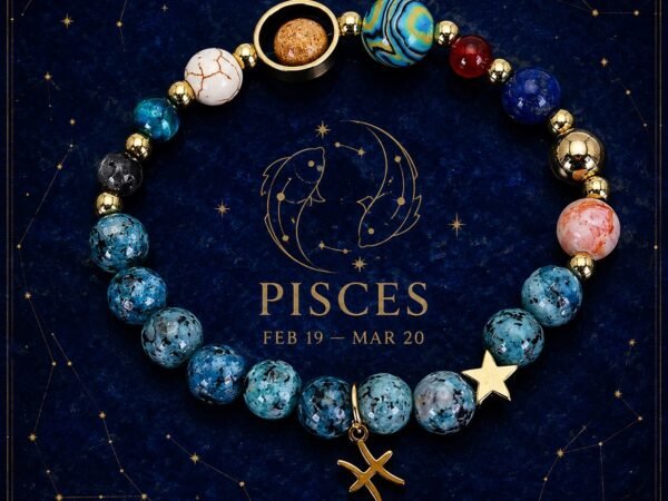 pisces-zodiac-blue-natural-stone-bracelet-01-product-v2 Pisces Blue Horizon Zodiac Stone Bracelet