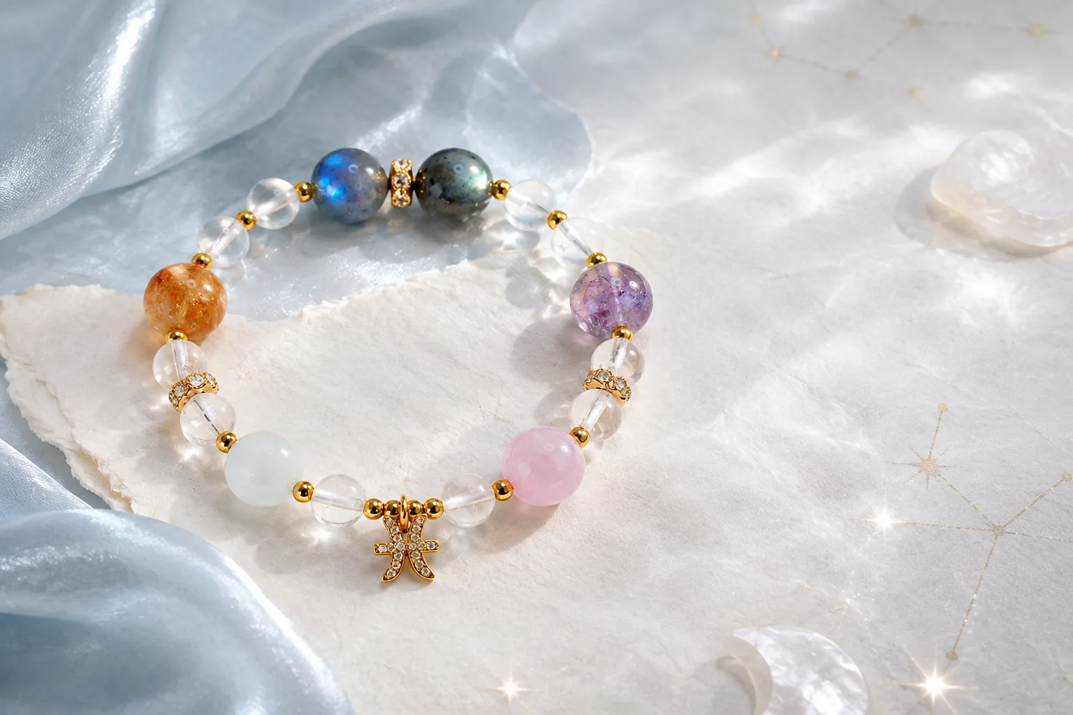 Zodiac Crystal Energy Bracelet