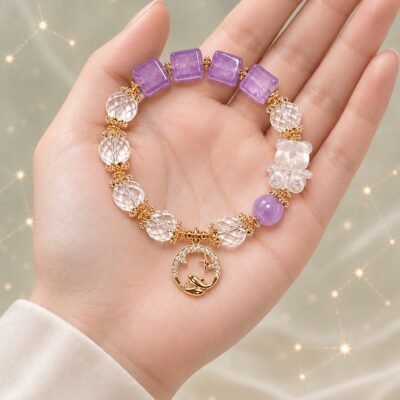 Zodiac Crystal Talisman Bracelet — Choose Your Sign
