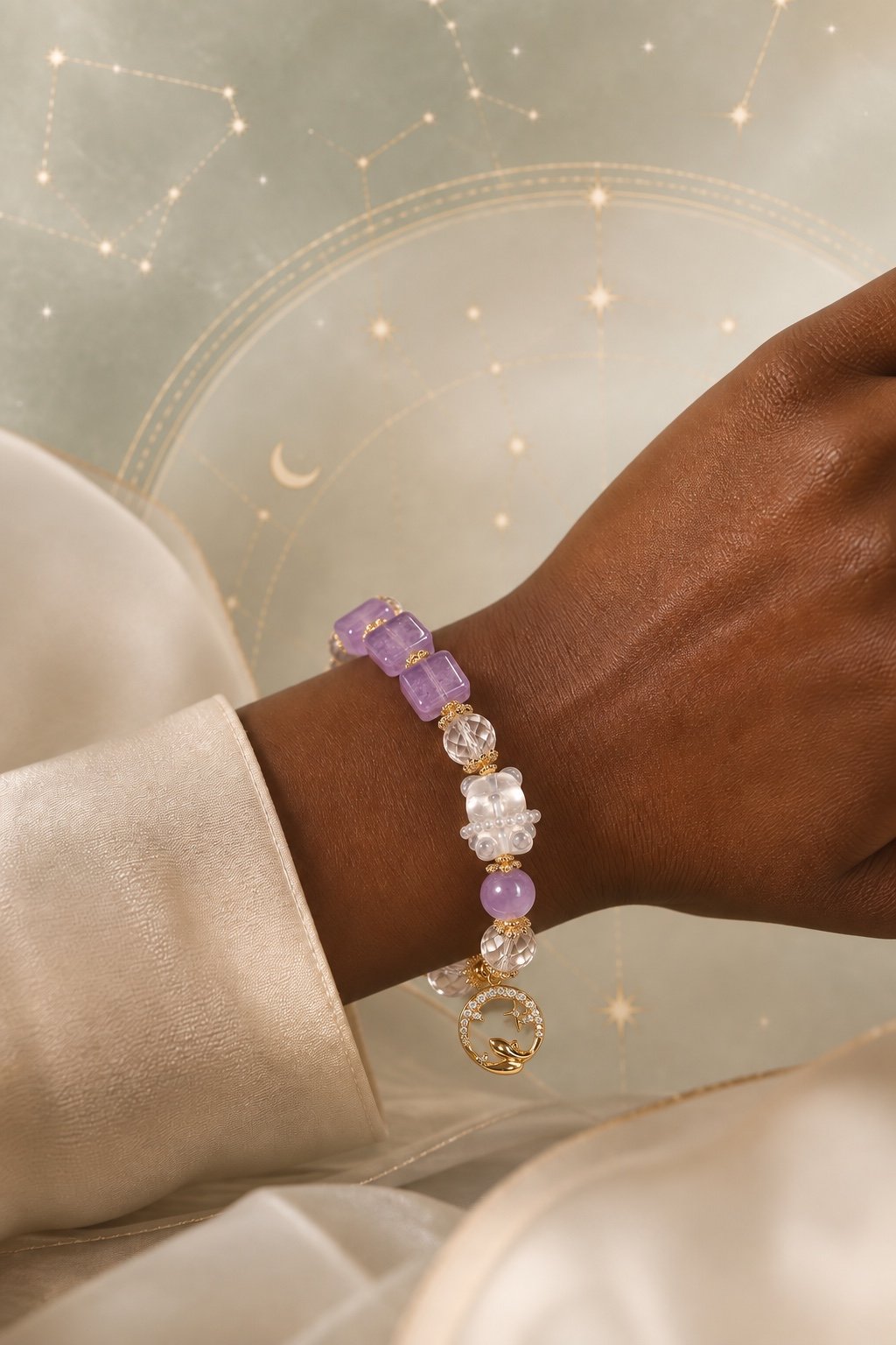 Zodiac Crystal Talisman Bracelet — Choose Your Sign