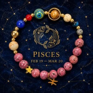 Rose Zodiac Totem Bracelet - Pisces