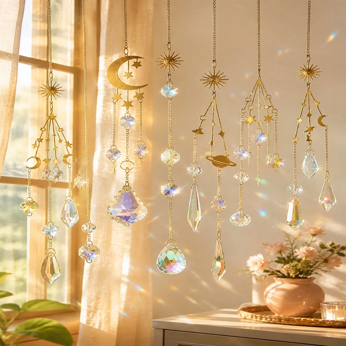 Celestial Crystal Sun Catcher