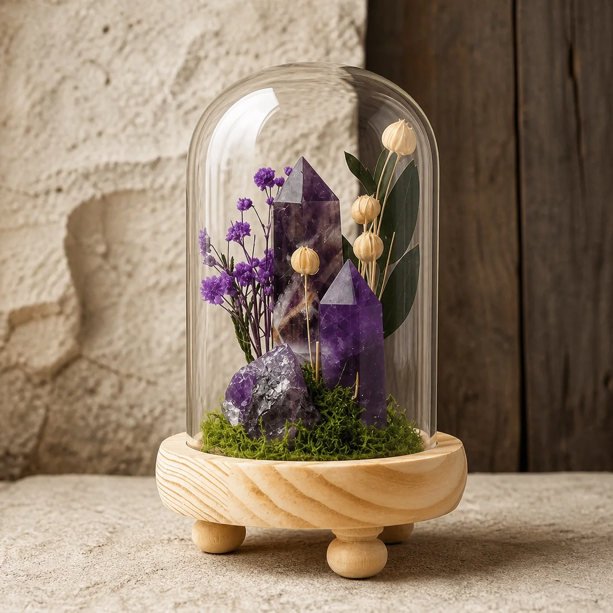 Amethyst Forest Crystal Dome Garden