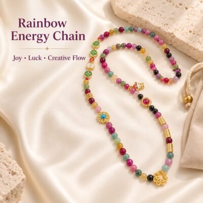 Rainbow Energy Charm Chain