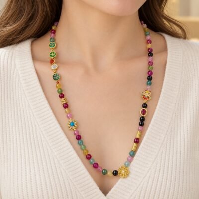 Rainbow Energy Charm Chain