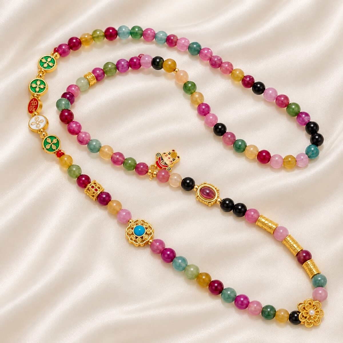 Rainbow Energy Charm Chain