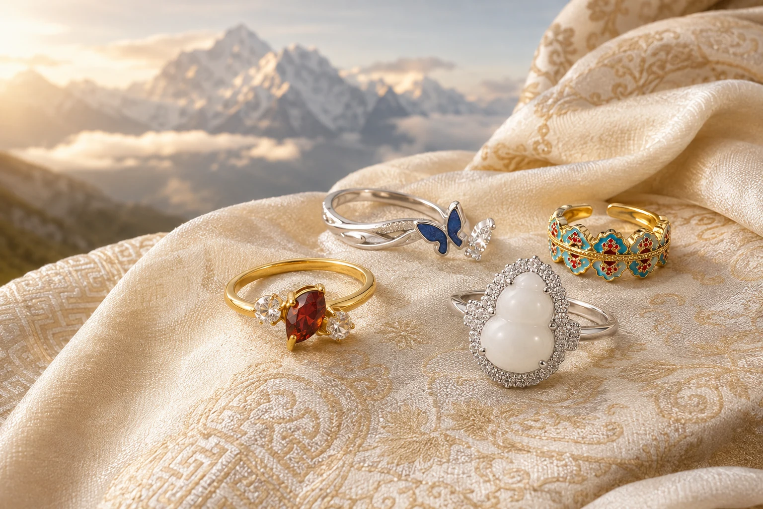 A curated collection of Himalayan Ritual rings
