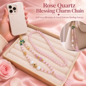 Rose Quartz Self-Love Blessing Charm Chain