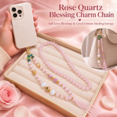 Rose Quartz Self-Love Blessing Charm Chain
