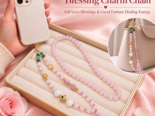 Rose Quartz Self-Love Blessing Charm Chain