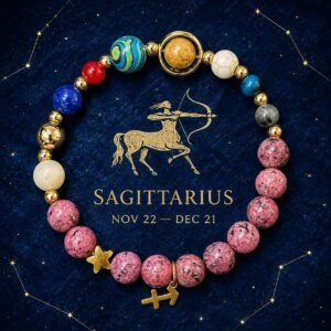 Rose Zodiac Totem Bracelet - Sagittarius