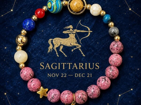 Sagittarius Rose Zodiac Totem Bracelet