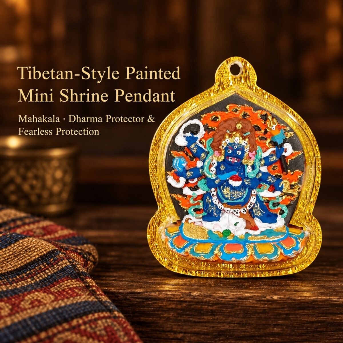 tibetan-style-painted-mini-shrine-pendant-mahakala-v2 Tibetan Hand-Painted Mini Shrine Pendant