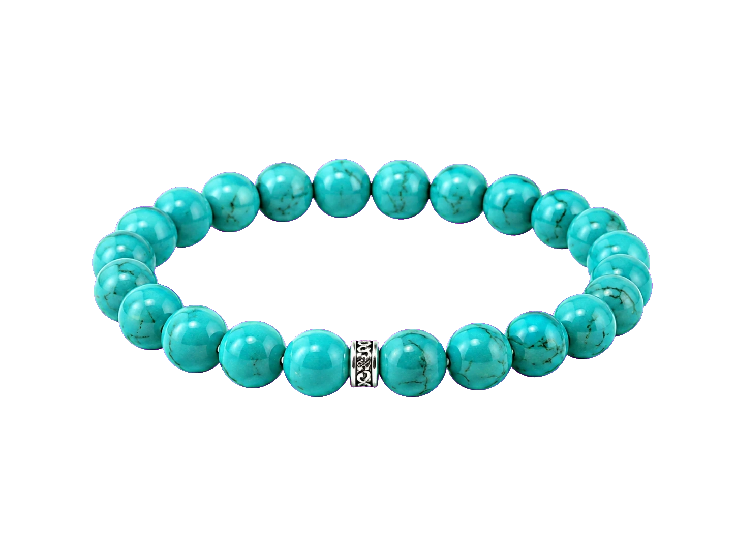 Tibetan turquoise mala beads
