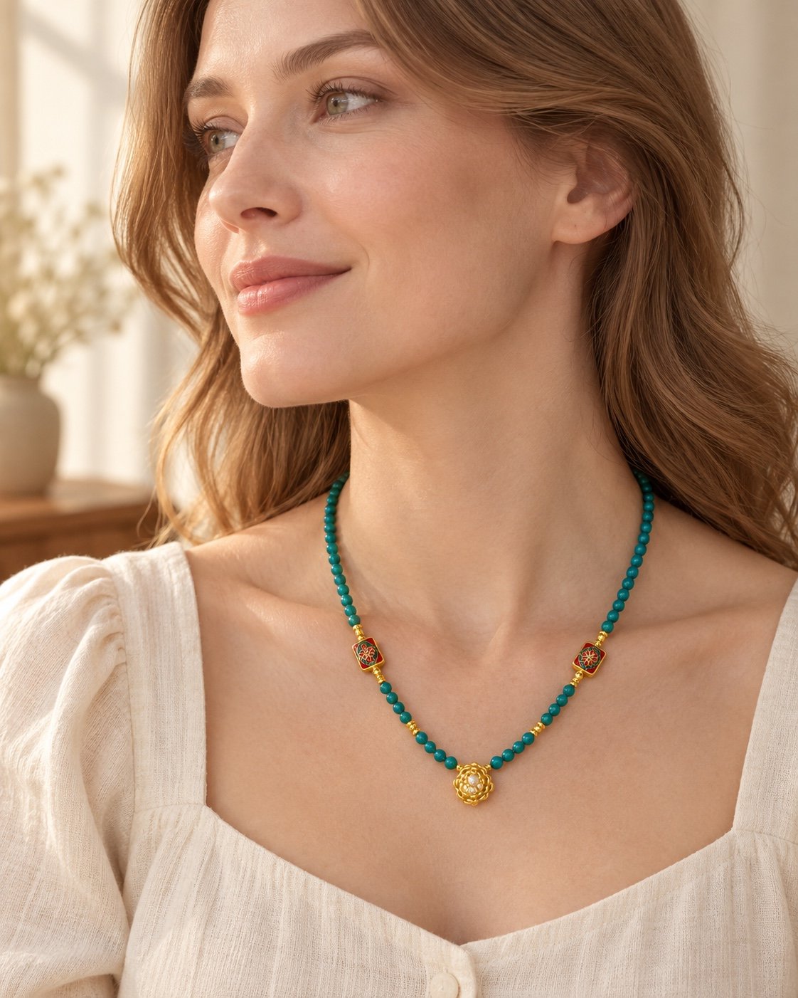 Turquoise Growth Short Chain
