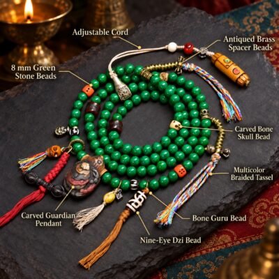 verdant-guardian-108-bead-mala-01-components Verdant Guardian 108-Bead Mala