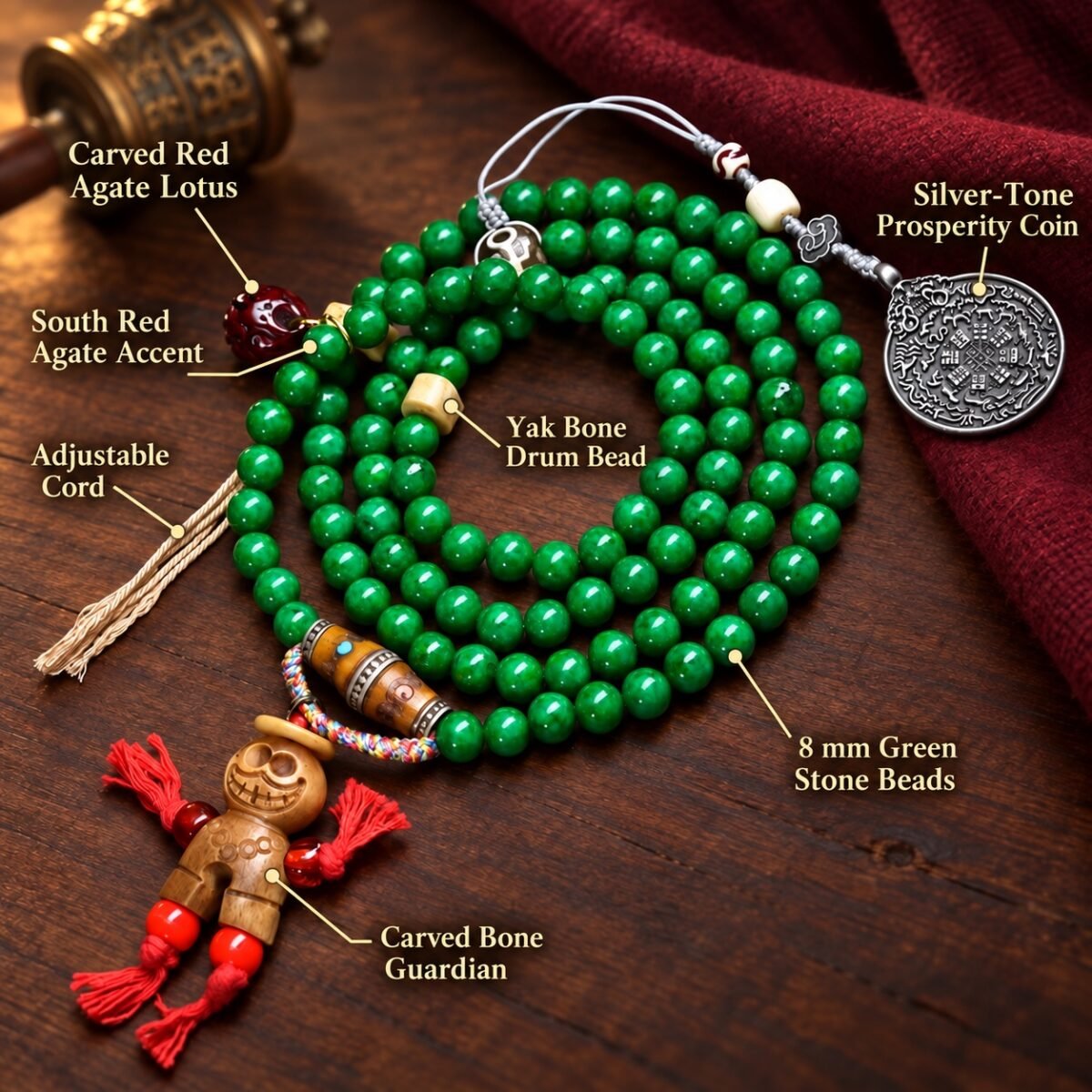 verdant-guardian-108-bead-mala-04-components Verdant Guardian 108-Bead Mala