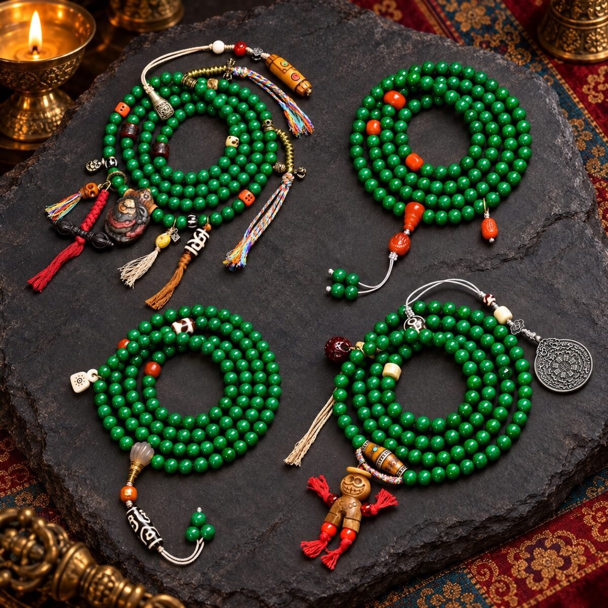 verdant-guardian-108-bead-mala-05-four-style-collection Verdant Guardian 108-Bead Mala