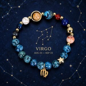 Blue Horizon Zodiac Stone Bracelet - Virgo