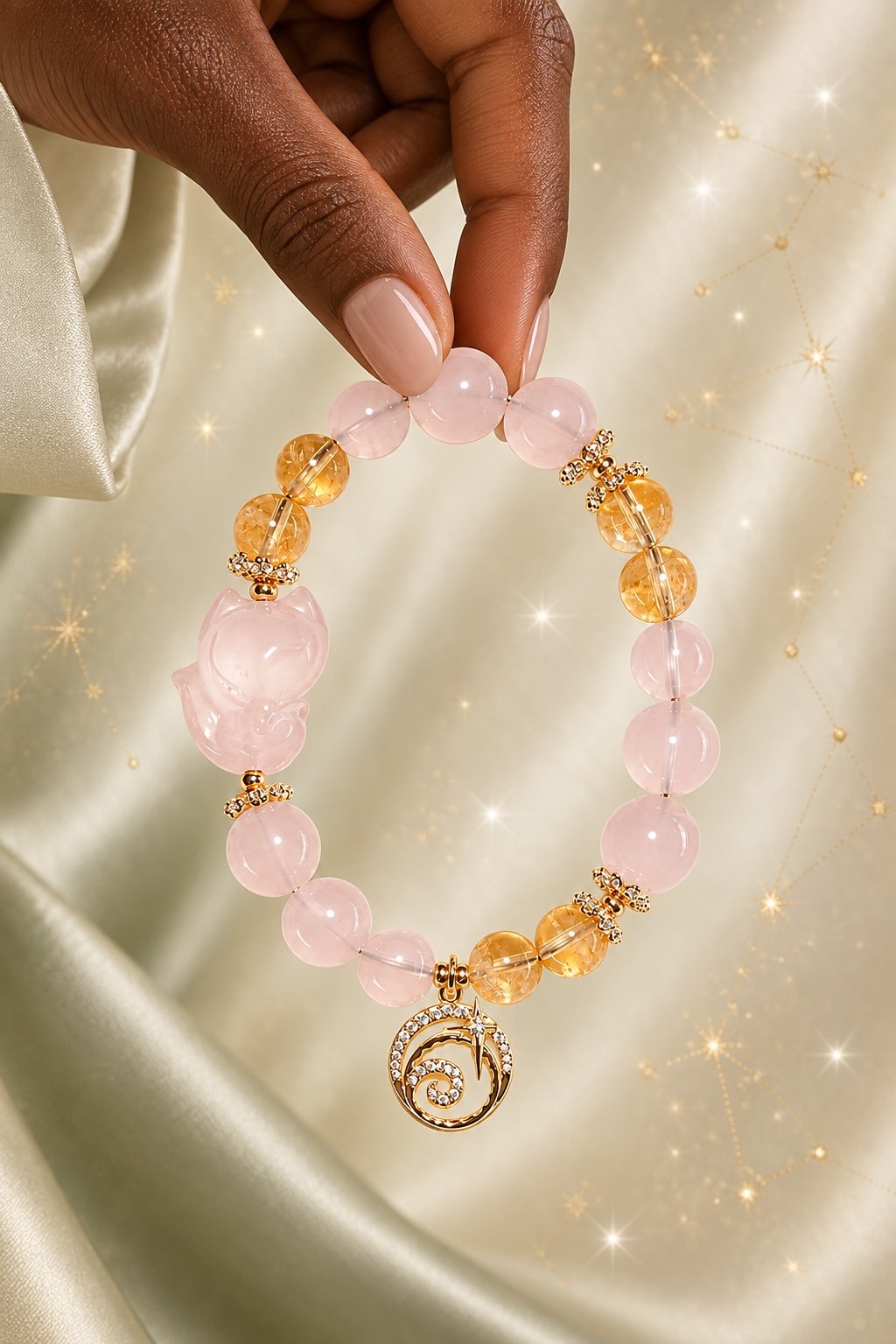 Zodiac Crystal Talisman Bracelet — Choose Your Sign