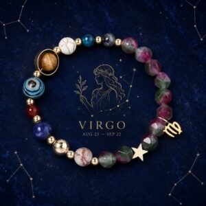 Vitality Zodiac Faceted Crystal Bracelet - Virgo