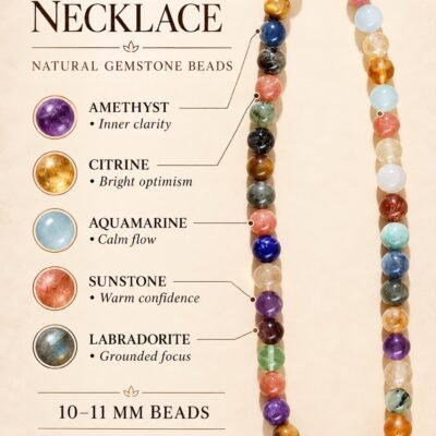 Multigem Meditation Necklace