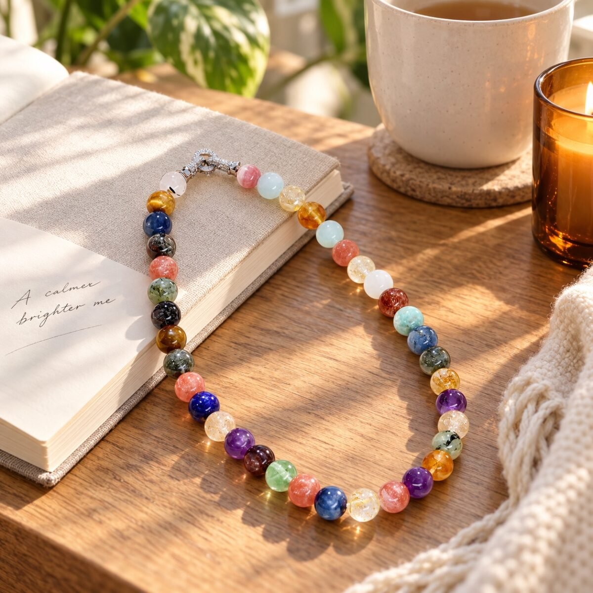 Multigem Meditation Necklace