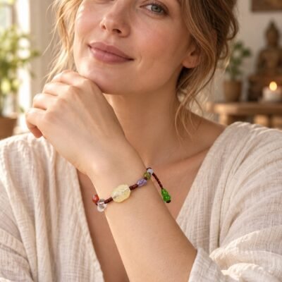Citrine Pixiu Multigem Intention Bracelet