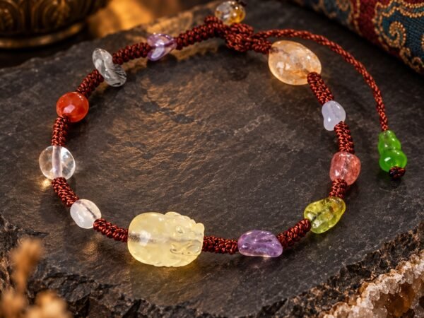 Citrine Pixiu Multigem Intention Bracelet