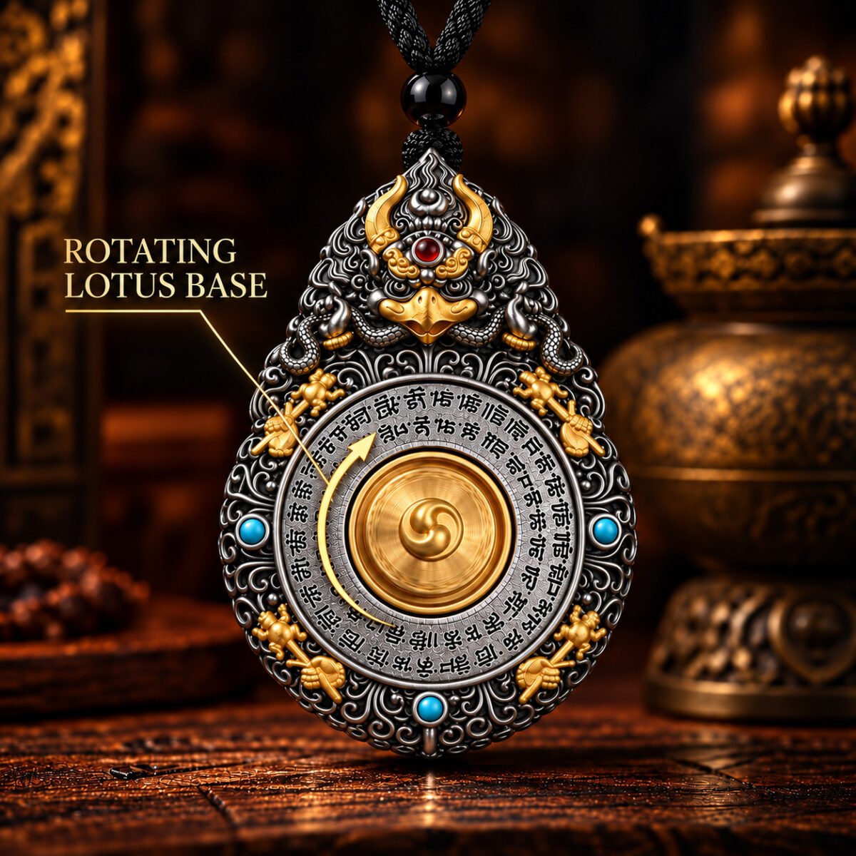 zodiac-guardian-deity-rotating-amulet-necklace-05-rotating-back-detail-v3 Eastern Zodiac Guardian Deity Rotating Amulet Necklace
